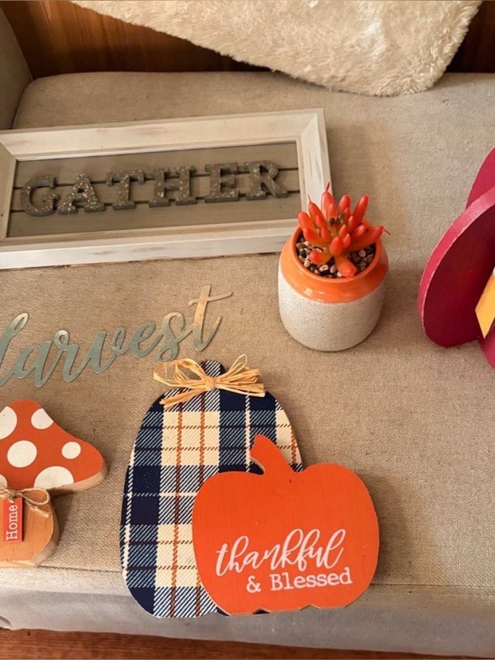 Fall Harvest Home Decor - 6 piece lot